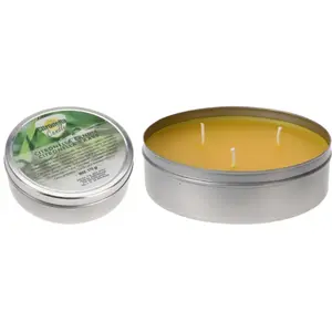 Citronella kaars in blik 10,5cm pas cher