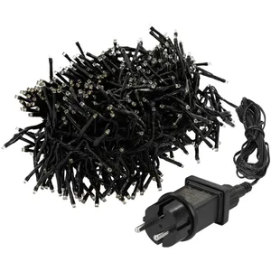 ECD Germany Guirlande lumineuse LED Cluster 5,5m, 768 LED blanc chaud,... pas cher