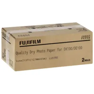 Fujifilm Papier pour DE100-DX 250G Lustré 127x65mVendu parmiss-numerique-fr