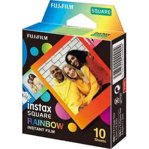 Fujifilm instax SQUARE Rainbow - 10 feuilles pas cher