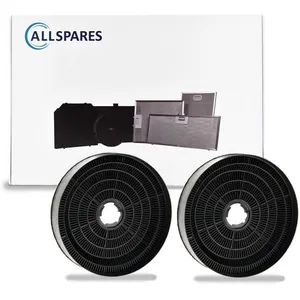 Comparateur de prix : AllSpares Koolstoffilter (2st.) voor afzuigkappen geschikt voor Candy ...
