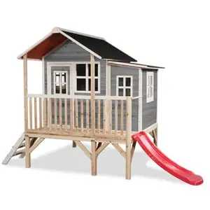 Exit Exit Maisonnette En Bois Loft 350 - Gris