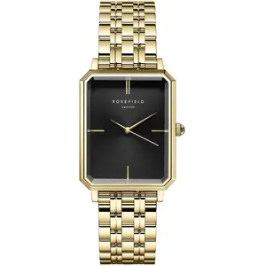 Montre Rosefield Femme "Octagon" Quartz - Boîtier métal doré - OBSSG-O47 23 x 29 mm Doré pas cher