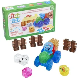 Coffret ferme - Jeu de construction - JELLY BLOX - GOLIATH - Briques s... pas cher
