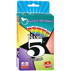 Jeu de Cartes Name 5 Cardgame Goliath Version en Néerlandais pas cher
