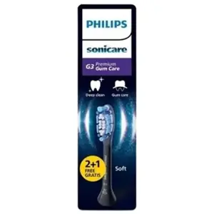 Philips Sonicare G3 Premium Gum Care HX9053 Têtes de Brosse 2 + 1 Offerte (Couleur : Noires) pas cher