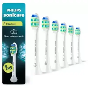 Comparateur de prix : Philips Sonicare InterCare Opzetborstels   6 stuks - Wit - HX9006/87