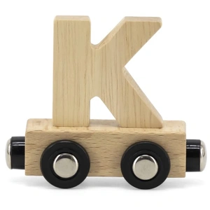 Tryco Houten Naturel Lettertrein Letter K - Letterwagon voor Woorden e... pas cher