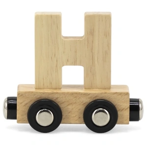 Tryco Houten Naturel Lettertrein Letter H - Letterwagon voor Woorden e... pas cher