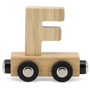 Tryco Houten Naturel Lettertrein Letter F - Letterwagon voor Woorden e... pas cher