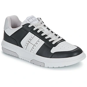 Lage Sneakers Tommy Jeans THE BROOKLYN LEATHER Wit pas cher