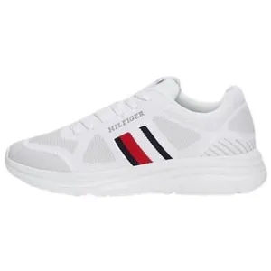 Baskets homme Tommy Hilfiger Ref 63279 Blanc pas cher