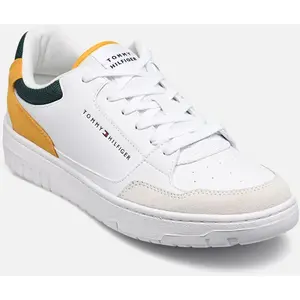 Tommy Hilfiger, Hommes, Baskets, Chaussures de sport blanches pour hommes, Blanc, (41) pas cher