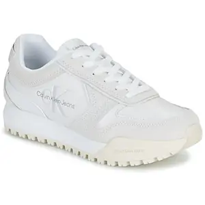 Baskets basses Calvin Klein Jeans TOOTHY RUNNER IRREGULARLINES solde femme pas cher