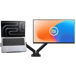 BlueBuilt Support de PC Portable Universel pour Bras d'Écran PC