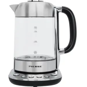 Pierre Bouilloire Électrique PWK7000 Verre avec Température Réglable pas cher