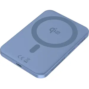 BlueBuilt Batterie Externe Sans Fil avec Qi2 et MagSafe 5000 mAh avec Charge Rapide 20 Watts Bleu BBQ25KL pas cher