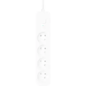 BlueBuilt Multiprise 4 Entrées 3 Mètres Blanc BBPSES43W
