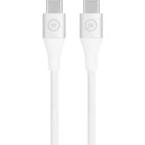 BlueBuilt USB-C vers USB-C Câble 3 m Nylon Blanc pas cher