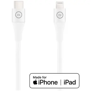 BlueBuilt USB-C vers Lightning Câble 3 m Nylon Blanc pas cher