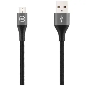 BlueBuilt Câble USB-A vers Micro USB 1,5 m Nylon Noir pas cher