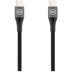 BlueBuilt USB-C vers USB-C Câble 3 m Nylon Noir pas cher