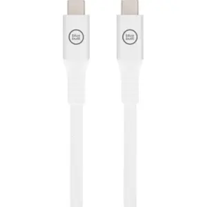 BlueBuilt Câble USB-C vers USB-C 240 W 2 m Nylon Blanc pas cher