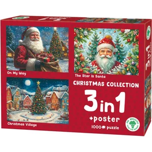 Puzzles 3 x 1000 pièces : Noël pas cher