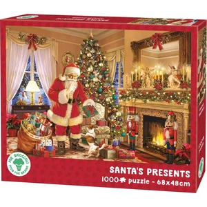 Mr. Broccoli Puzzel 1000 Stukjes Volwassenen - Santa's Presents Kerstm... pas cher