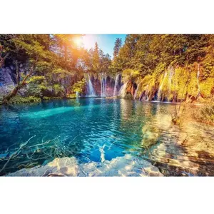 Mr. Broccoli Puzzel 1000 Stukjes Volwassenen - Plitvice Lake - Legpuzz... pas cher