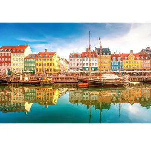 Mr. Broccoli Puzzel 1000 Stukjes Volwassenen - Nyhavn Denemarken - Leg... pas cher