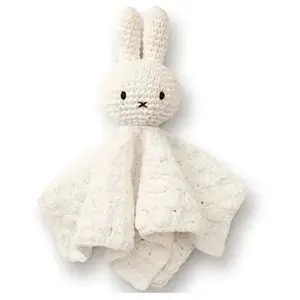 Just Dutch Doudou plat vintage Miffy blanc pas cher