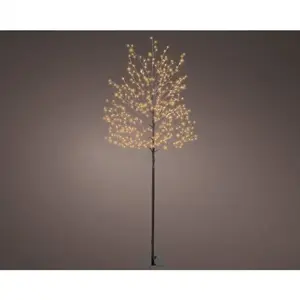 Lumineo - MicroLED boom d30h150 cm zwrt/kwrm kerst pas cher