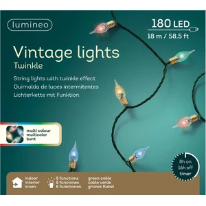 Lumineo Guirlande de Noël 493276 Vintage Intérieur Multicolore pas cher