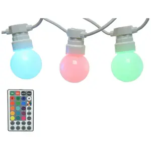 Lumineo Guirlande Lumineuse Rgb 20 Lumen Ip44 950 Cm pas cher