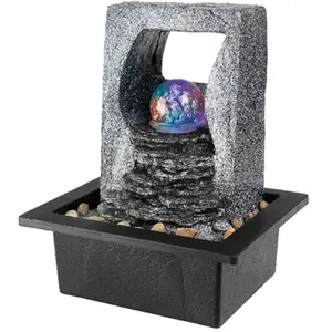 Garden fountain Lumineo Resin Modern pas cher