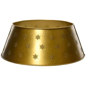Decoris Kerstboomring ijzer dia57cm antiek goud/kerstboomrok/ sterk materiaal/kerstboomrok/ kerstboomvoet pas cher