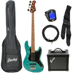 Fazley Outlaw Series Judge Plus Blue basgitaar starterset pas cher