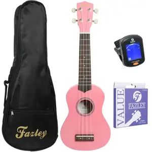 Fazley K21P-W sopraan ukelele starterset pas cher