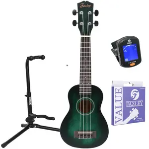 Fazley K5521-COL-G ColourTune sopraan ukelele starterset pas cher