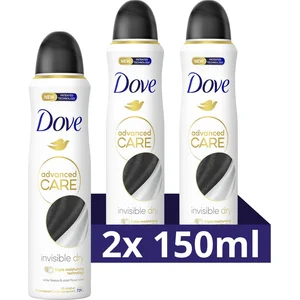 Dove Advanced Care Invisible Dry Anti-Transpirant Deodorant Spray - 2 ... pas cher