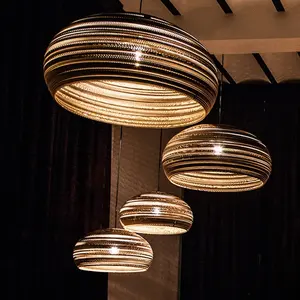 Think Paper - Hanglamp Dandy 640 Ø 64 cm bruinVendu parbol