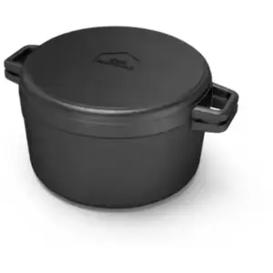 LE KAMADO FRANCAIS The Bastard - Marmitte Cocotte En fonte Article Original The barstard Taille L Diam 32 cm pas cher