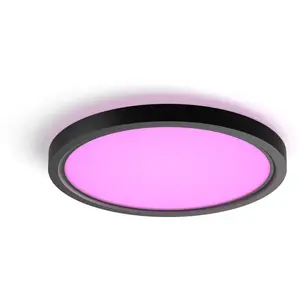 Philips Hue Tento plafondlamp - wit en gekleurd licht - rond - zwart -...