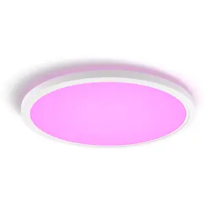 Philips Hue White and Color ambiance Tento rond WCA LED-plafondpaneel 54,2 cm wit pas cher