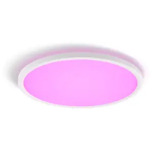 Philips Hue White and Color ambiance Tento rond WCA LED-plafondpaneel 42,1 cm wit pas cher
