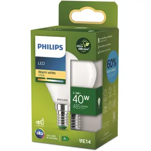 Philips, Ampoule, Ultra Efficient (E14, 2.30 W, 485 lm, 1 x, A) pas cher