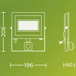 Comparateur de prix : Philips Lois floodlight - UltraEfficient LED - Zwart - 24W - Koel wit ...