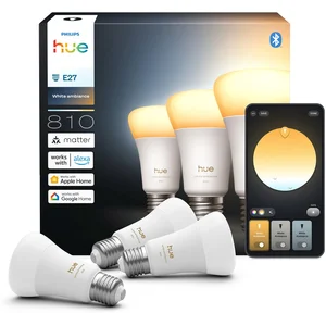 Philips Hue Slimme LED A60 lamp, Warm tot Koelwit Licht, E27 Fitting, ... pas cher