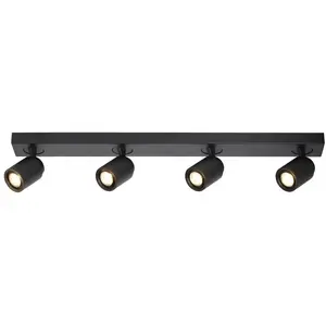 Razza Opbouwspot 4 lichts op balk zwart - Modern - FreelightVendu parbol